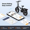 image:imageHeybike Mars 20 Foldable Electric Bike 70Miles Long Range 1800W Peak Motor 32MPH 624WH Removable Battery 204 Fat Tire AllTerrain Ebike Full Suspension amp Hydraulic Brakes Bicycles