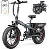 image:imageHeybike Mars 20 Foldable Electric Bike 70Miles Long Range 1800W Peak Motor 32MPH 624WH Removable Battery 204 Fat Tire AllTerrain Ebike Full Suspension amp Hydraulic Brakes Bicycles