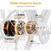 image:imageHeybike Cityscape 20 26 Electric Bike for Adults  1000W Peak Motor 50Mile Range 24MPH 468Wh Removable Battery 7Speed Gears Front Suspension UL Certified Commuter EBikeBlack