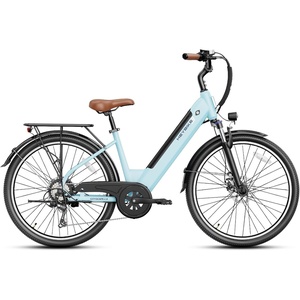 image:imageHeybike Cityscape 20 26 Electric Bike for Adults  1000W Peak Motor 50Mile Range 24MPH 468Wh Removable Battery 7Speed Gears Front Suspension UL Certified Commuter EBikeBlue