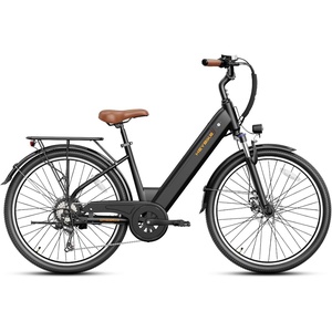 image:imageHeybike Cityscape 20 26 Electric Bike for Adults  1000W Peak Motor 50Mile Range 24MPH 468Wh Removable Battery 7Speed Gears Front Suspension UL Certified Commuter EBikeBlack