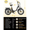 image:imageHeybike Ranger 20 Folding Electric Bike for Adults 1400W Peak Motor EbikeShadow Black