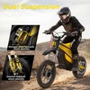 image:imageHeybike Electric Dirt Bike Villain 4160W Electric Motorcycle 45 MPHLemon Yellow