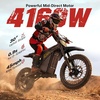 image:imageHeybike Electric Dirt Bike Villain 4160W Electric Motorcycle 45 MPHMatte Black