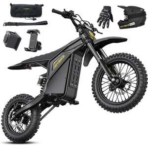 image:imageHeybike Electric Dirt Bike Villain 4160W Electric Motorcycle 45 MPHDouble Black