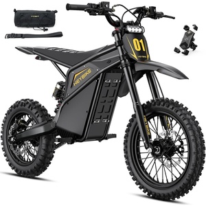 image:imageHeybike Electric Dirt Bike Villain 4160W Electric Motorcycle 45 MPHMatte Black