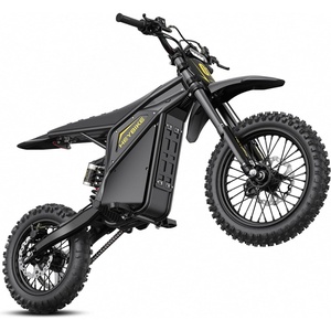 image:imageHeybike Electric Dirt Bike Villain 4160W Electric Motorcycle 45 MPHMidnight Black
