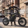 image:imageHeybike Villain Electric Dirt Bike for Adults 4100W E Dirt Bike 45 MPHDark Black