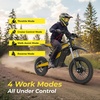 image:imageHeybike Villain Electric Dirt Bike for Adults 4100W E Dirt Bike 45 MPHYellow