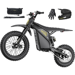 image:imageHeybike Villain Electric Dirt Bike for Adults 4100W E Dirt Bike 45 MPHDark Black